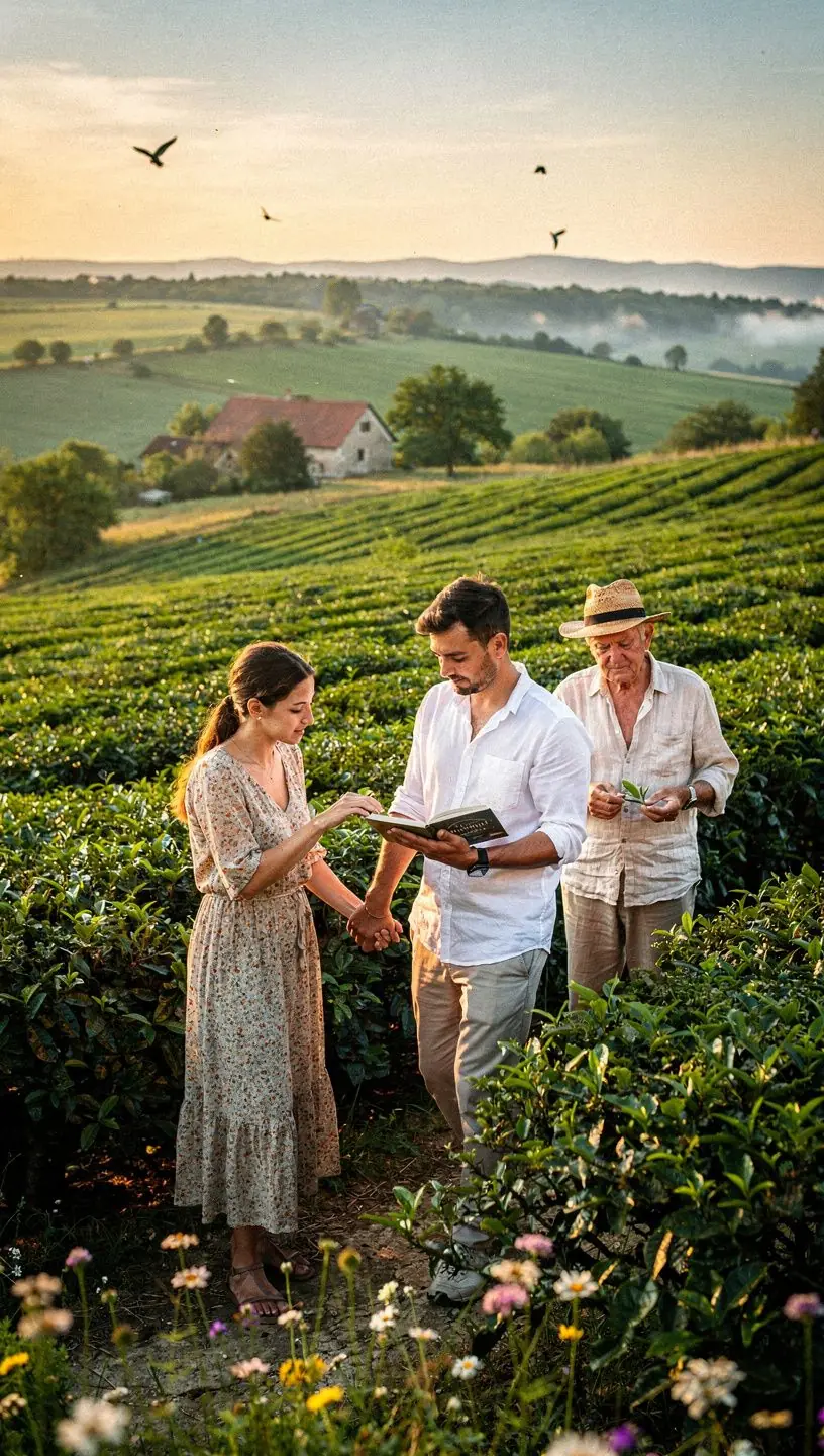 Őszi fűszeres tea, kanálban fahéjjal és gyömbérrel.