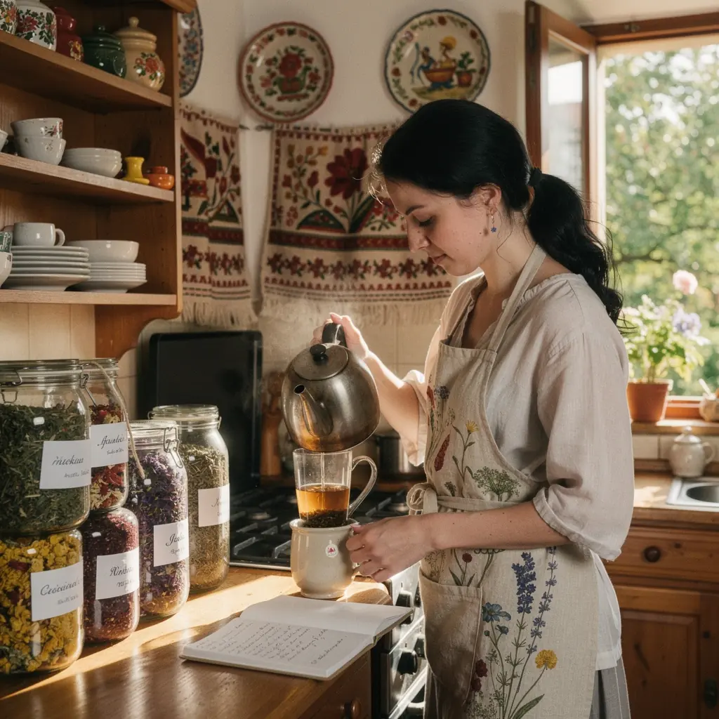Teafilterek és természetes összetevők, egészséges választásokkal.