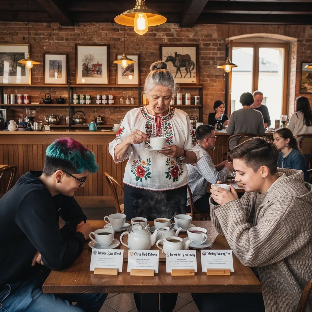 Nyári gyümölcsteák, frissítő italok a napfényben.